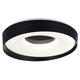 aplica led negru 54w 90lm w 3cct cu memorie telecomanda