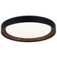aplica led negru nuc 54w 90lm w 3cct cu memorie telecomanda