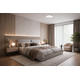 aplica led pictata 36w 90lm w 3cct cu memorie si telecomanda 4
