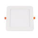 spot led slim incastrat patrat 6w 3cct alb