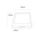 spot led aplicat patrat 6w 3cct alb 1