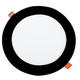 spot led slim incastrat rotund 3w 3cct negru
