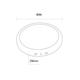 aplica led rotund 6w 3cct negru 1