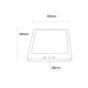 aplica led patrat 6w 3cct negru 1