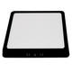aplica led patrat 18w 3cct negru
