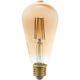 bec led lumanare st64 8w 700lm 2500k e27 amber dimabil