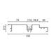 profil aluminiu banda led corp alb dispersor negru l 2m 1
