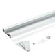 profil aluminiu banda led corp argintiu dispersor argintiu l 2m 1