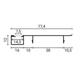 profil aluminiu banda led corp alb dispersor alb l 2m 1