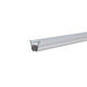 profil din aluminiu pentru banda led corp argintiu dispersor alb l 2m