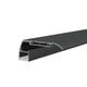 profil din aluminiu pentru banda led corp negru dispersor alb l 2m