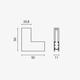 colt vertical interior pentru sina magnetica m05 s 1