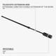 tija cu 2 niveluri 50 100cm m05 s 3