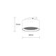 proiector led magnetic cu grila fagure 48v 10w 4000k 20 m05 2