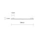proiector led magnetic liniar 48v 20w 3000k 100 m05 1