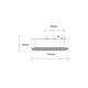proiector led magnetic liniar anti orbire 48v 6w 4000k 60 m05 1
