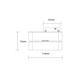 proiector led magnetic liniar reglabil 48v 6w 3000k 100 m05 1