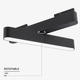 proiector led magnetic liniar reglabil 48v 12w 4000k 100 m05 5
