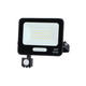 proiector led 30w cu senzor negru smd 2700lm 120 ip65 4000k cablu 15cm