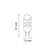 bec led g4 2w 12v 360 170lm 4500k 2