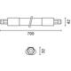 corp de iluminat liniar led 18w 2250lm 6000k ip65 interconectabil 3