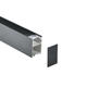 lampa led liniara 38w 220v 3cct negru 1200 35 70mm 1