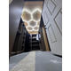 set de iluminat led hexagonal 5 hexagoane 192w 120lm w 165 26dc5v cu accesorii 6000k 1