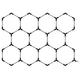 set de iluminat led hexagonal 11 hexagoane 385w 120lm w 165 26dc5v cu accesorii 6000k 2