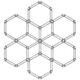 set de iluminat led hexagonal 294w 120lm w 165 26dc5v cu accesorii 6000k 3