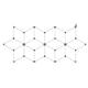 set de iluminat led hexagonal 294w 120lm w 165 26dc5v cu accesorii 6000k 3