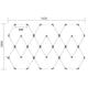 set de iluminat led hexagonal 428w 120lm w 165 26dc5v cu accesorii 6000k 1