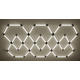 set de iluminat led hexagonal 428w 120lm w 165 26dc5v cu accesorii 6000k