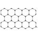 set de iluminat led hexagonal 14 hexagoane 456w 120lm w 165 26dc5v cu accesorii 3cct 2
