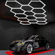 set de iluminat led hexagonal 14 hexagoane 456w 120lm w 165 26dc5v cu accesorii 3cct