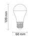 bec led a60 e27 10w 806lm 6000k 2
