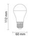 bec led a60 e27 12w 1055lm 6000k 2