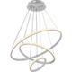 lustra led suspendata dimabila cu telecomanda 78w 4480lm alb 2