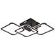 lustra led dimabila cu telecomanda 45w 4020lm negru