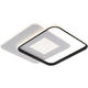 lustra led dimabila cu telecomanda 60w 4800lm alb negru 1