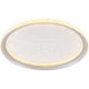 lustra led dimabila cu telecomanda 42w 2340lm argintiu crom 2