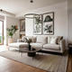 lustra led suspendata 22w 1760lm negru 3000k 5