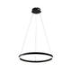 lustra led suspendata 22w 1760lm negru 3000k