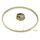 lustra led suspendata 22w 1760lm auriu satinat 3000k 3