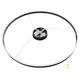 lustra led suspendata 60w 4800lm negru nisip 3000k 3
