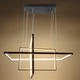lustra led suspendata 67w 5360lm negru nisip 3000k 4