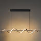 lustra led suspendata 30w 2400lm negru nisip 3000k 4