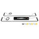 lustra led suspendata 25w 2000lm negru nisip 3000k 3