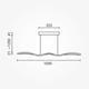 lustra led suspendata 24w 1920lm negru nisip 3000k 2