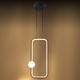 lustra led suspendata 15w 1200lm negru nisip 3000k 4