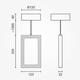 lustra led suspendata 4w 320lm alb 3000k 2
